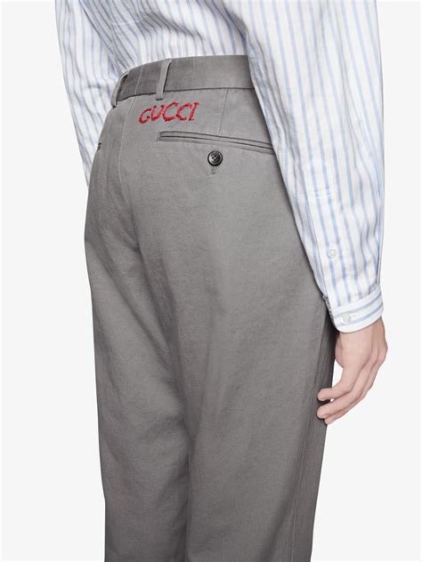 farfetch gucci chinos